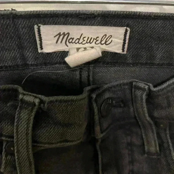 Madewell Women’s 10” High -rise Skinny Jeans. Black. Preowned. Size 25. - Picture 3 of 5